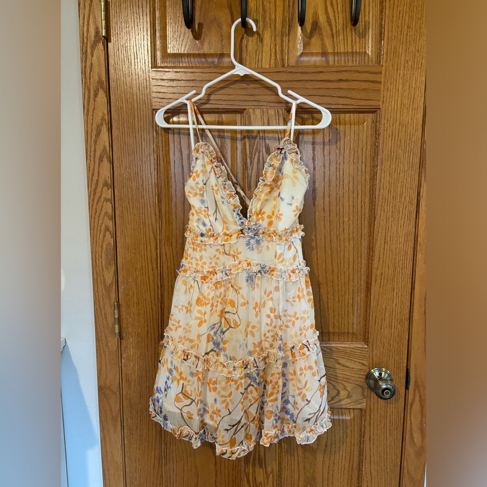 Floral mini dress